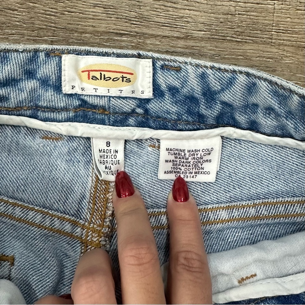VTG Talbots Straight Leg Jeans - Picture 2 of 3